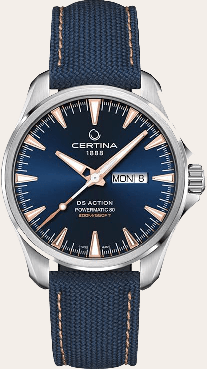 Certina Men's DS Action Day Date Powermatic 80 (41 mm) - Budget Swiss