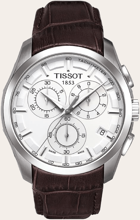 Tissot Mens Couturier Chrono Quartz - Budget Swiss